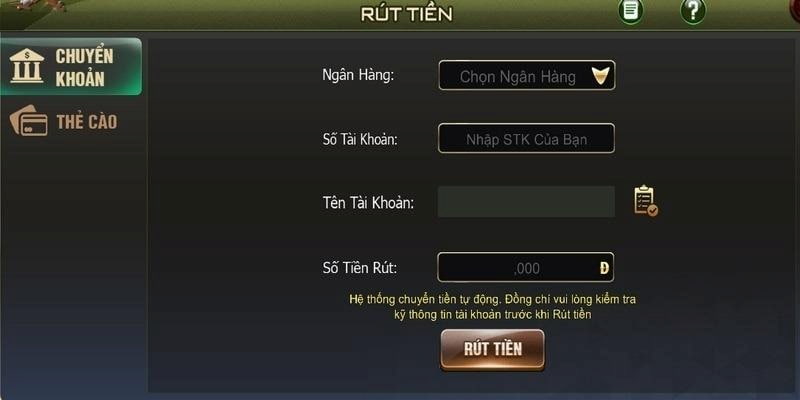 Đảm Bảo Điều Kiện Rút Tiền